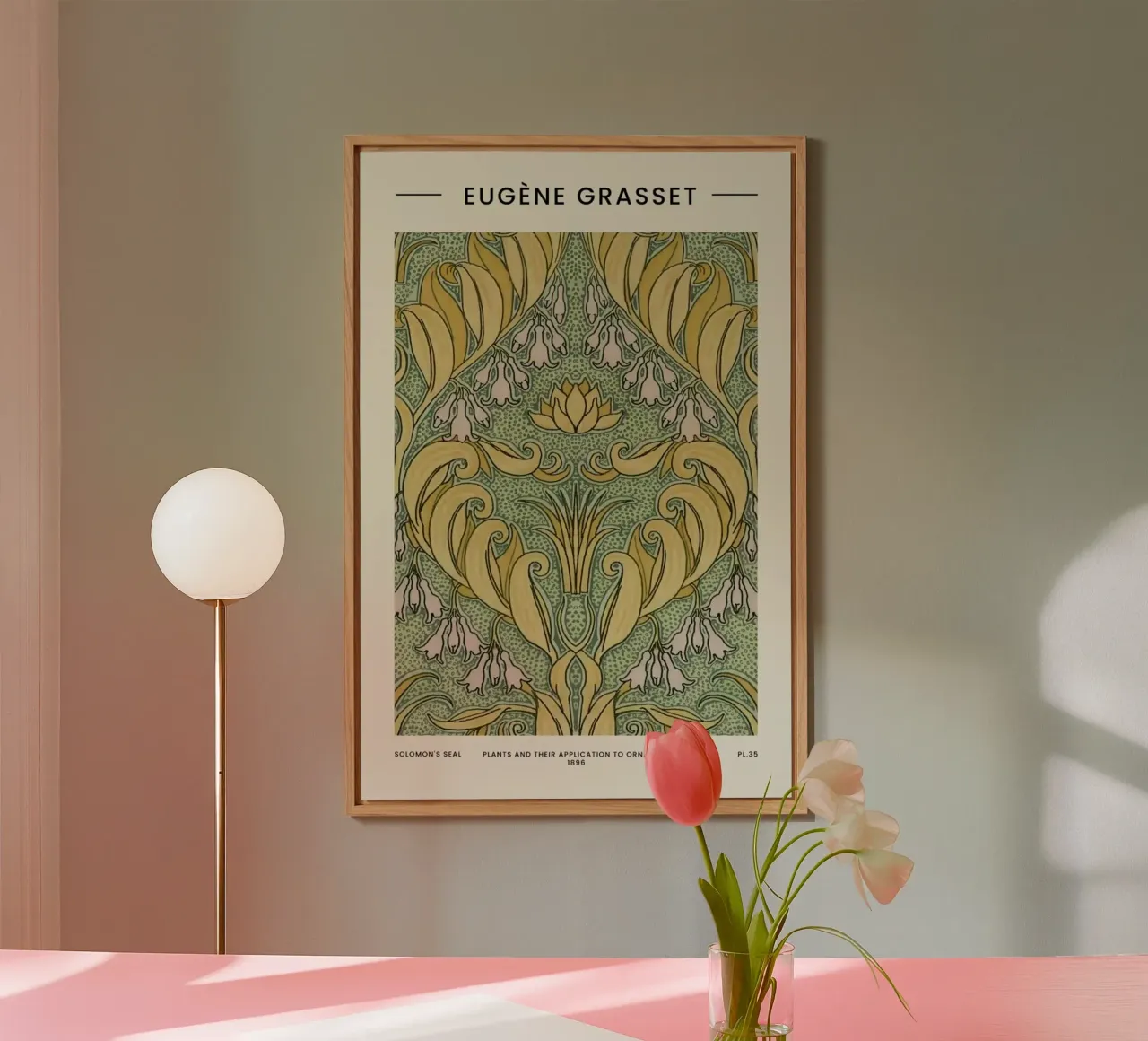 Grasset - Solomon's Seal alluminio dibond da Vintage by JUNIQE