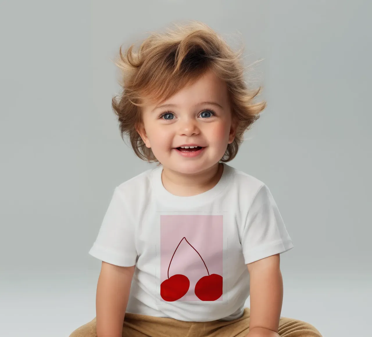 Red Cherries baby t-shirt by carrie Shop