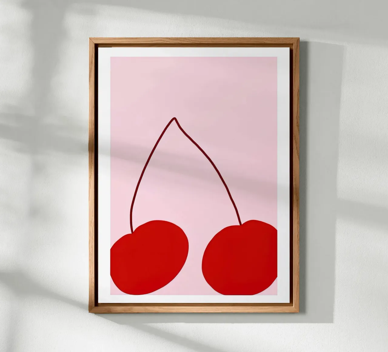 Rote Kirschen Alu-Dibond von carrie Shop