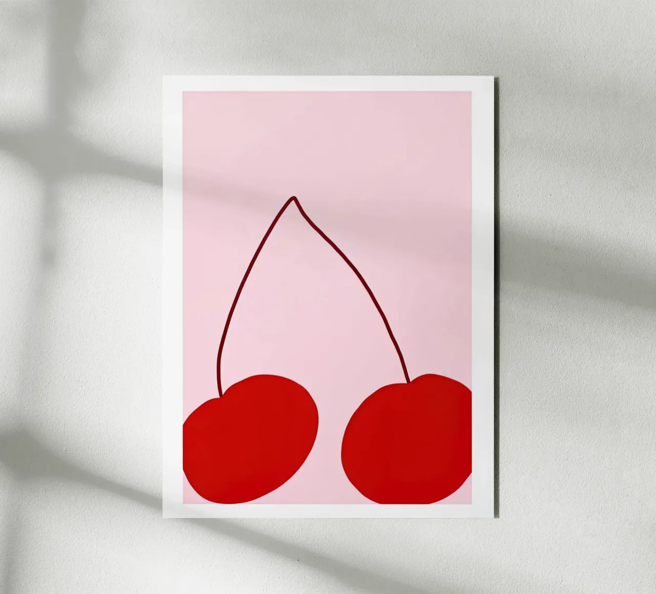 Rote Kirschen Alu-Dibond von carrie Shop