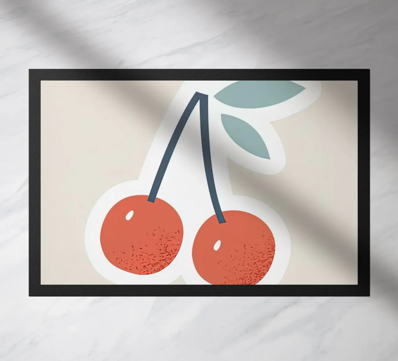 Red Cherry doormat by carrie Shop