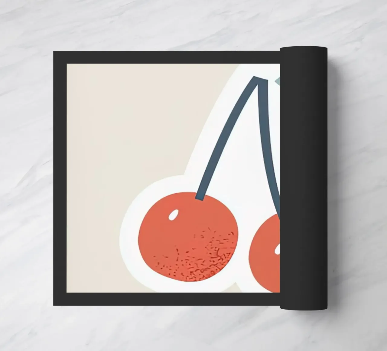 Red Cherry doormat by carrie Shop