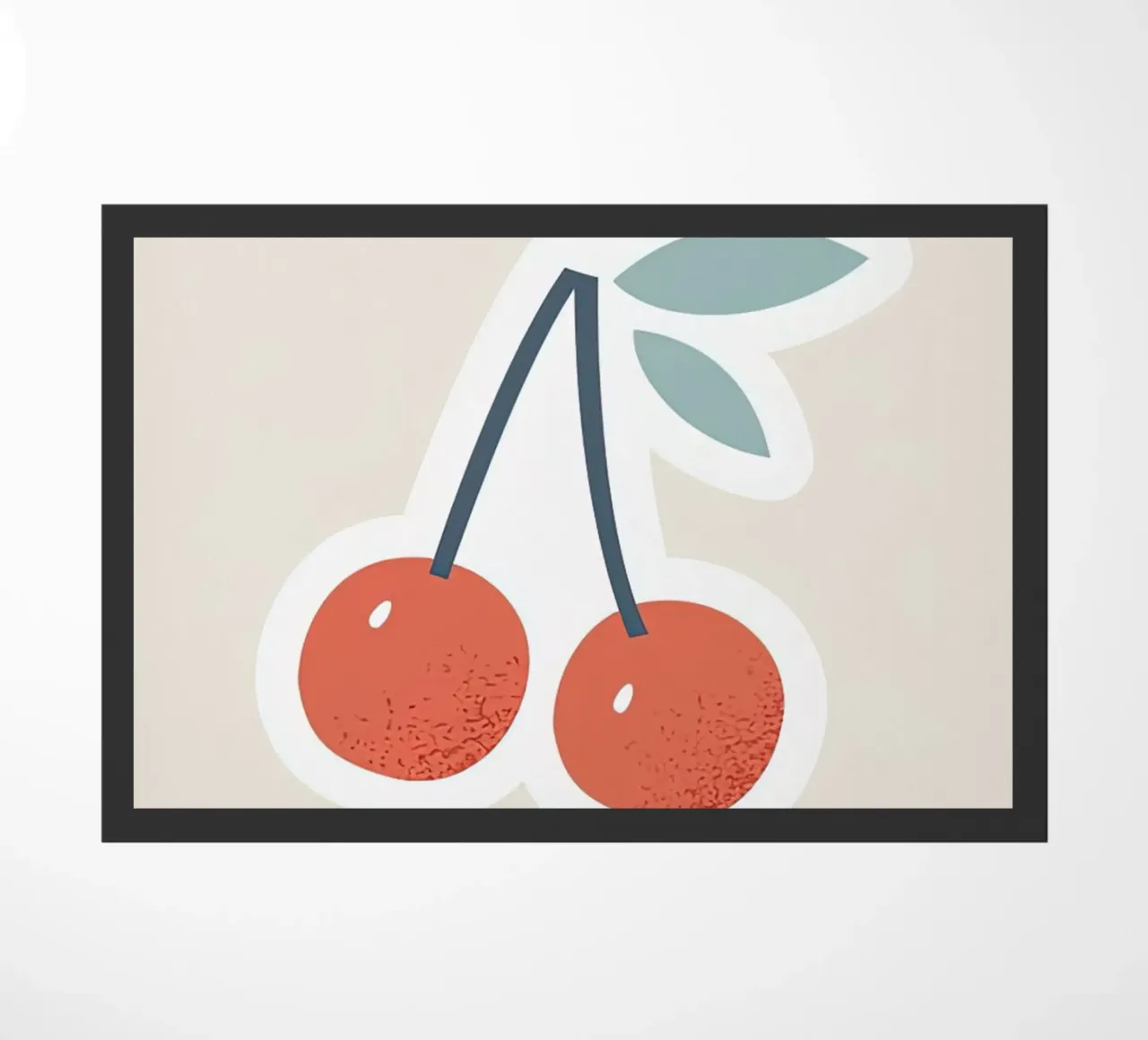 Red Cherry doormat by carrie Shop