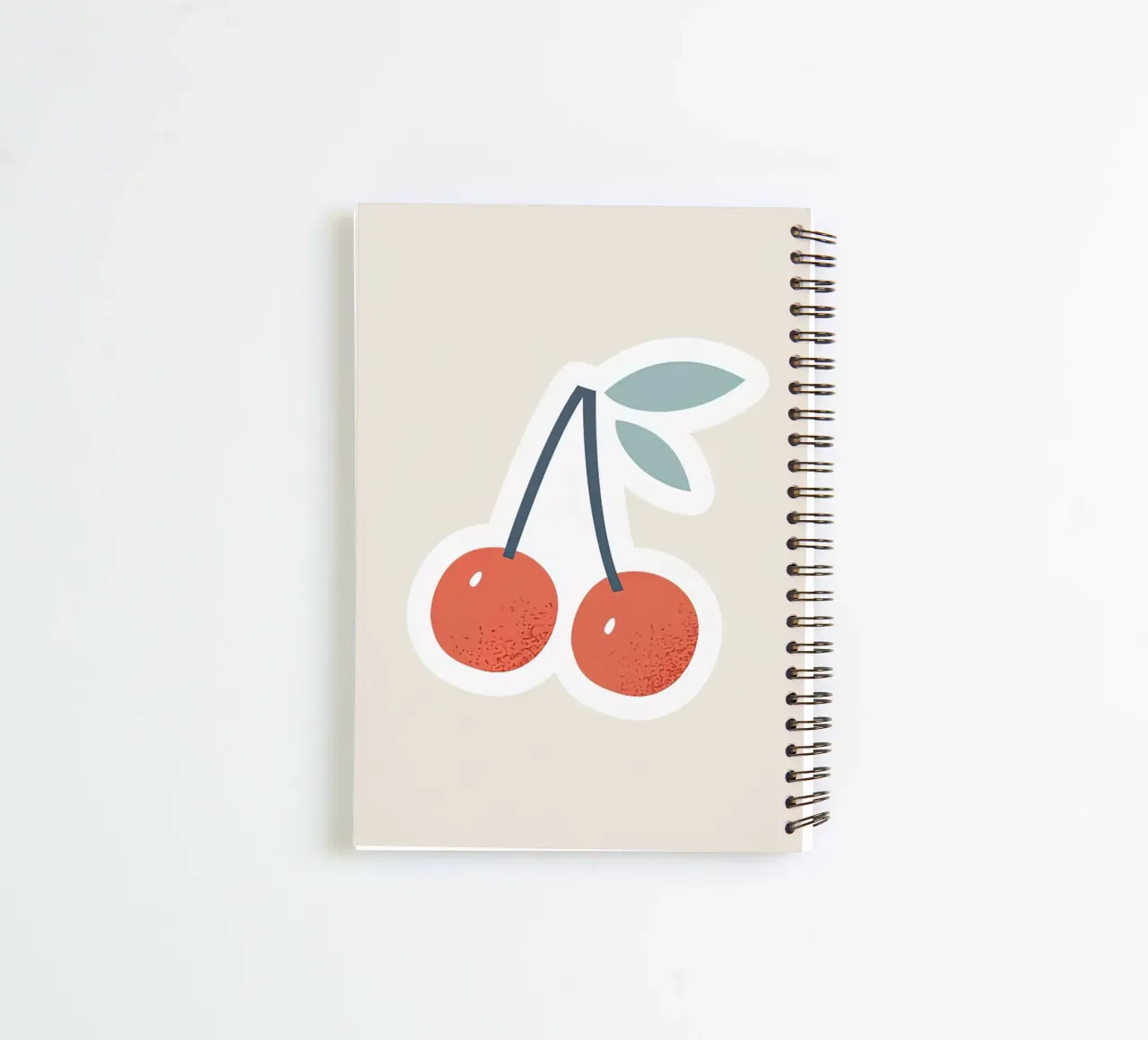 Red Cherry spiral notebook by carrie Shop