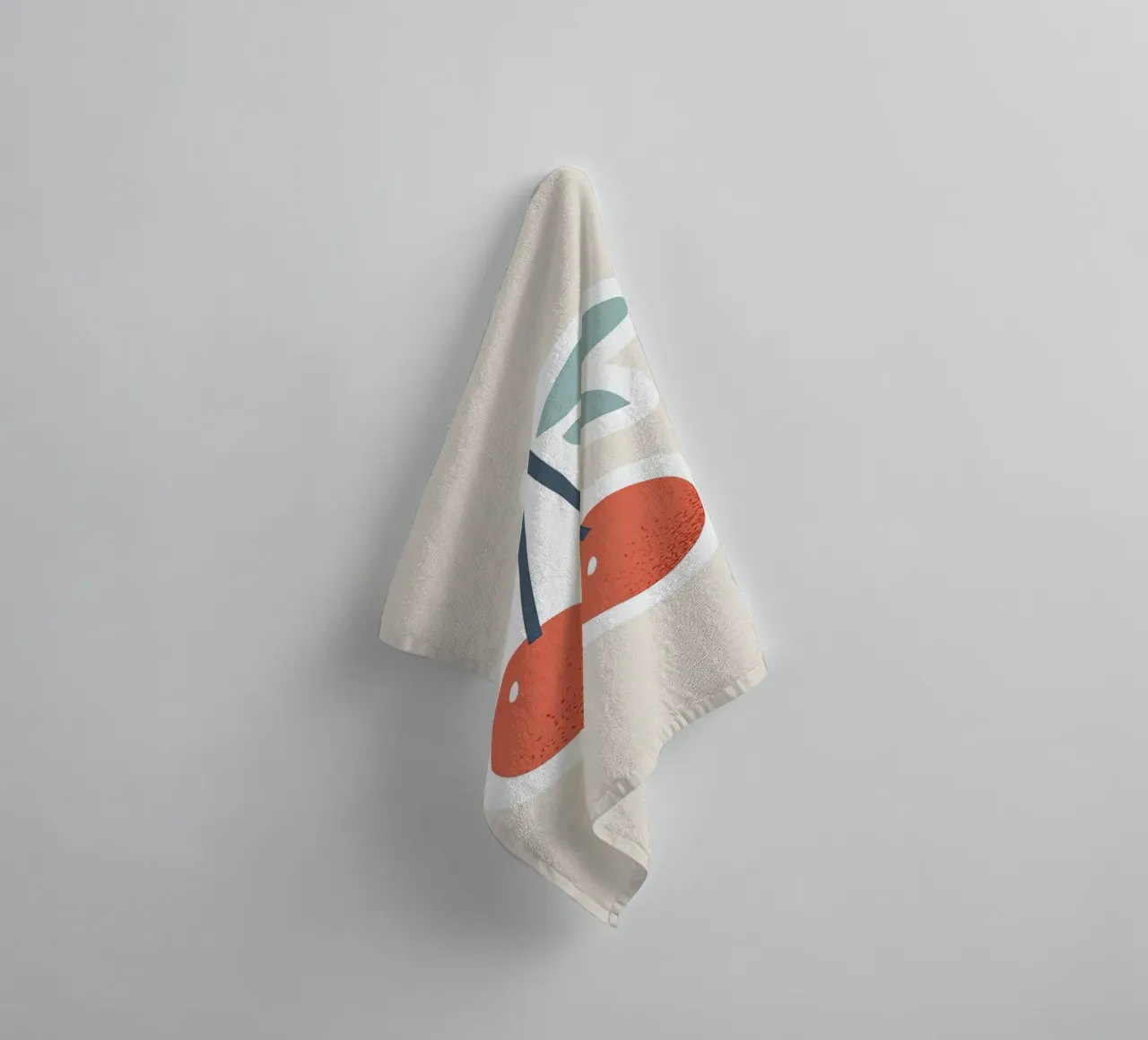 Ciliegia rossa asciugamano da bagno da carrie Shop