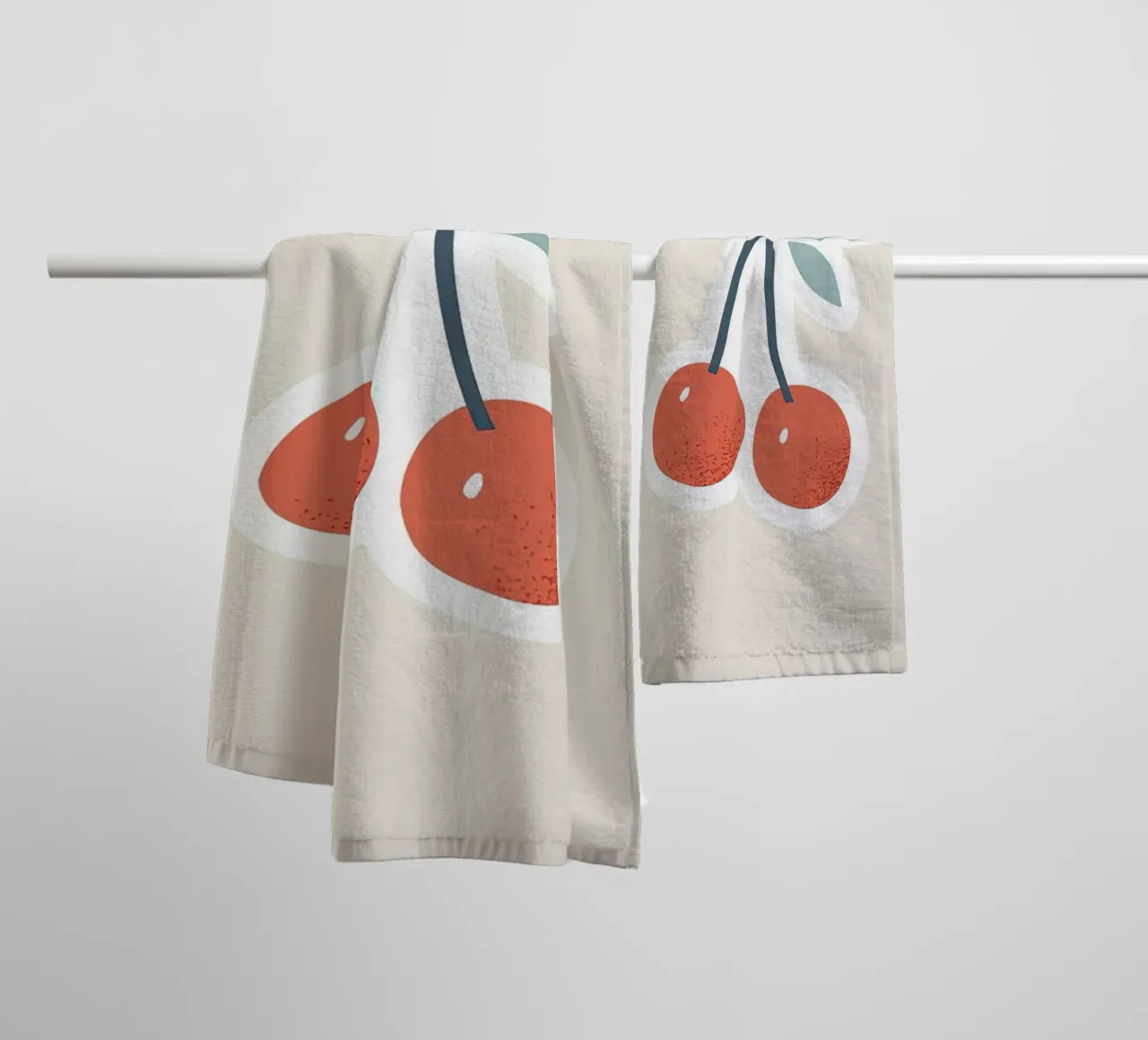 Ciliegia rossa asciugamano da bagno da carrie Shop