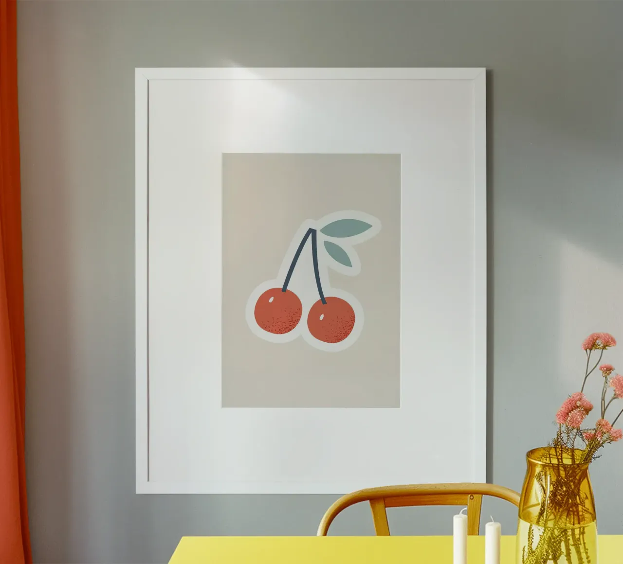 Red Cherry poster by carrie Shop