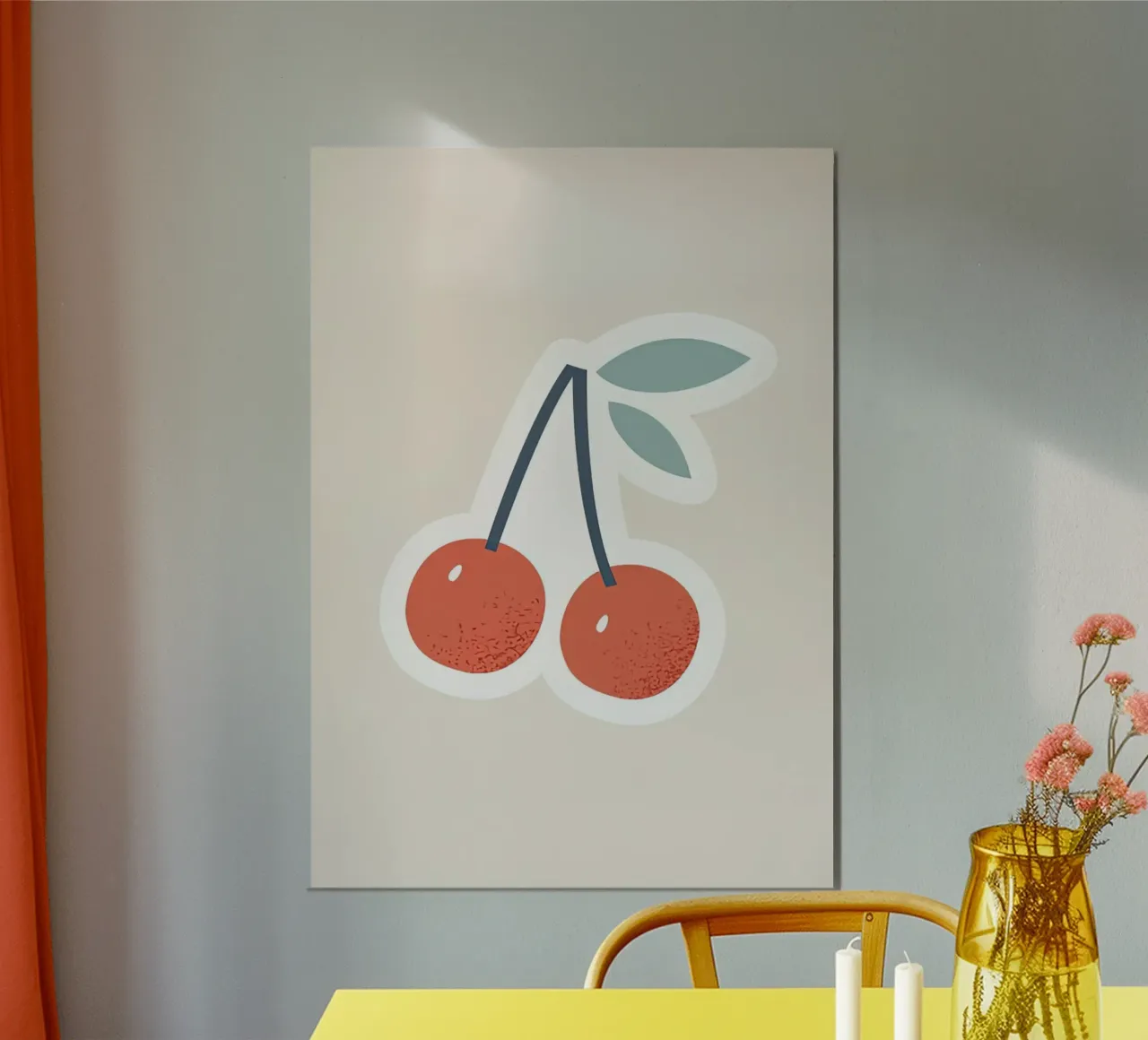 Red Cherry poster by carrie Shop