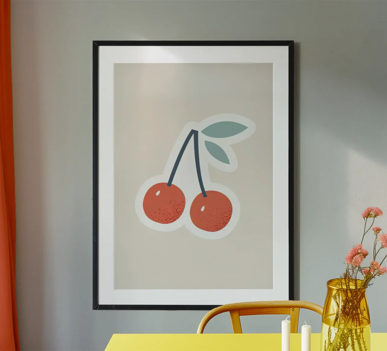 Red Cherry poster by carrie Shop