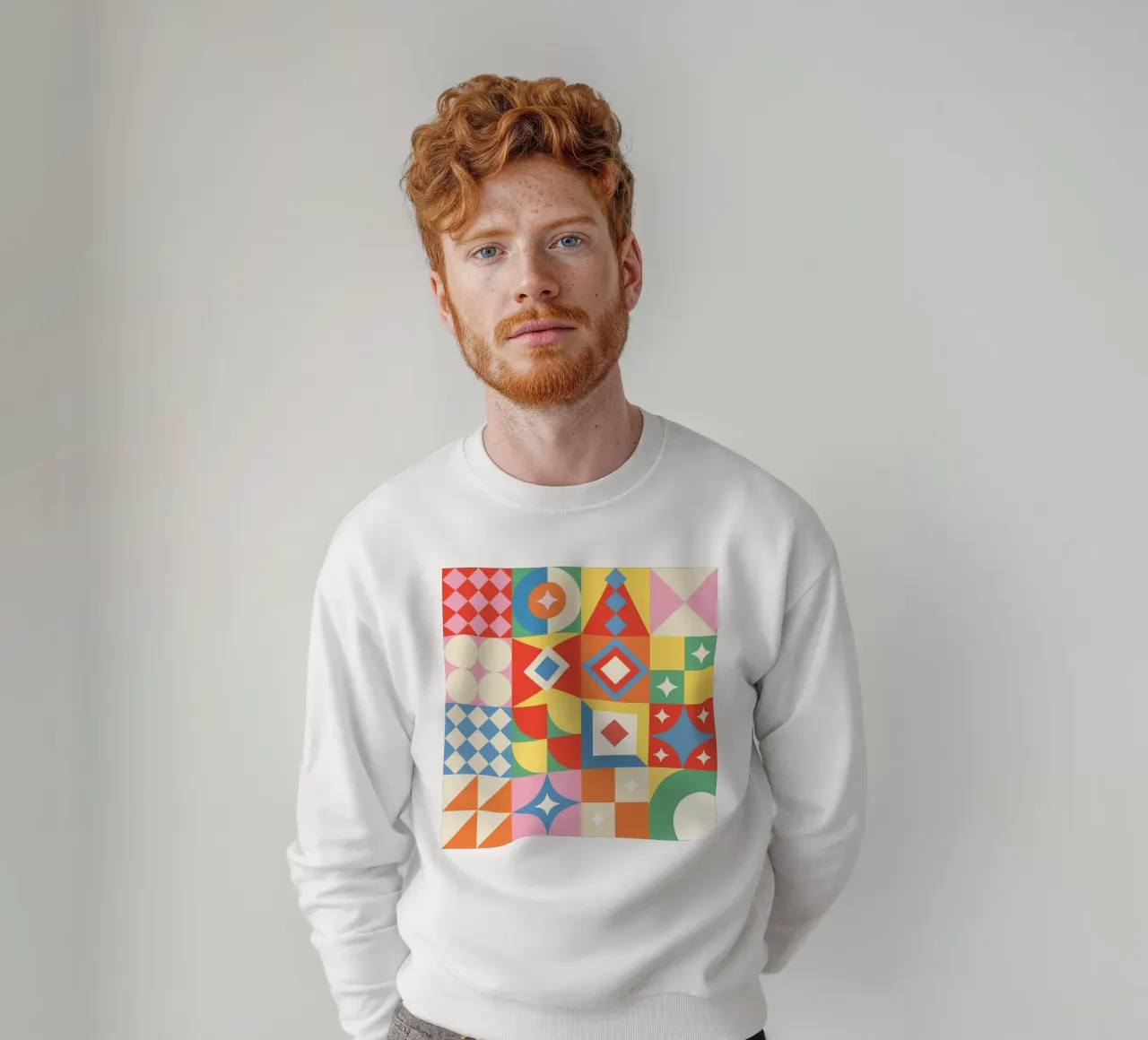 Toppe geometriche 01 felpa da Paigaam Studio