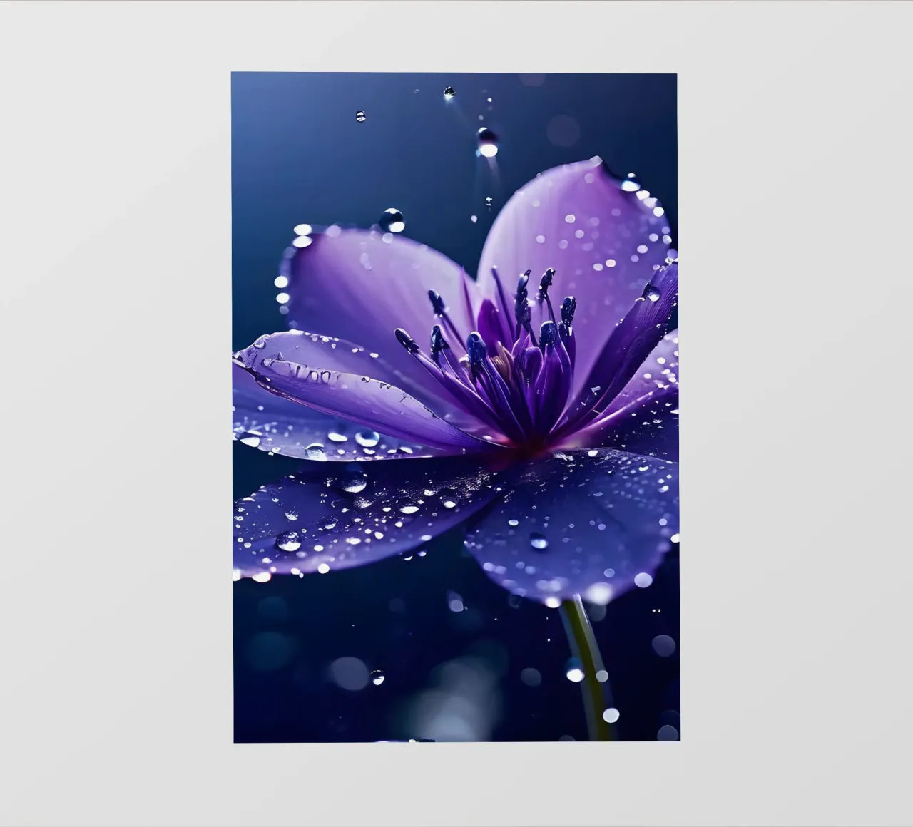 Blume im Regen 2 pellicola backlit da kosinsart.gallery