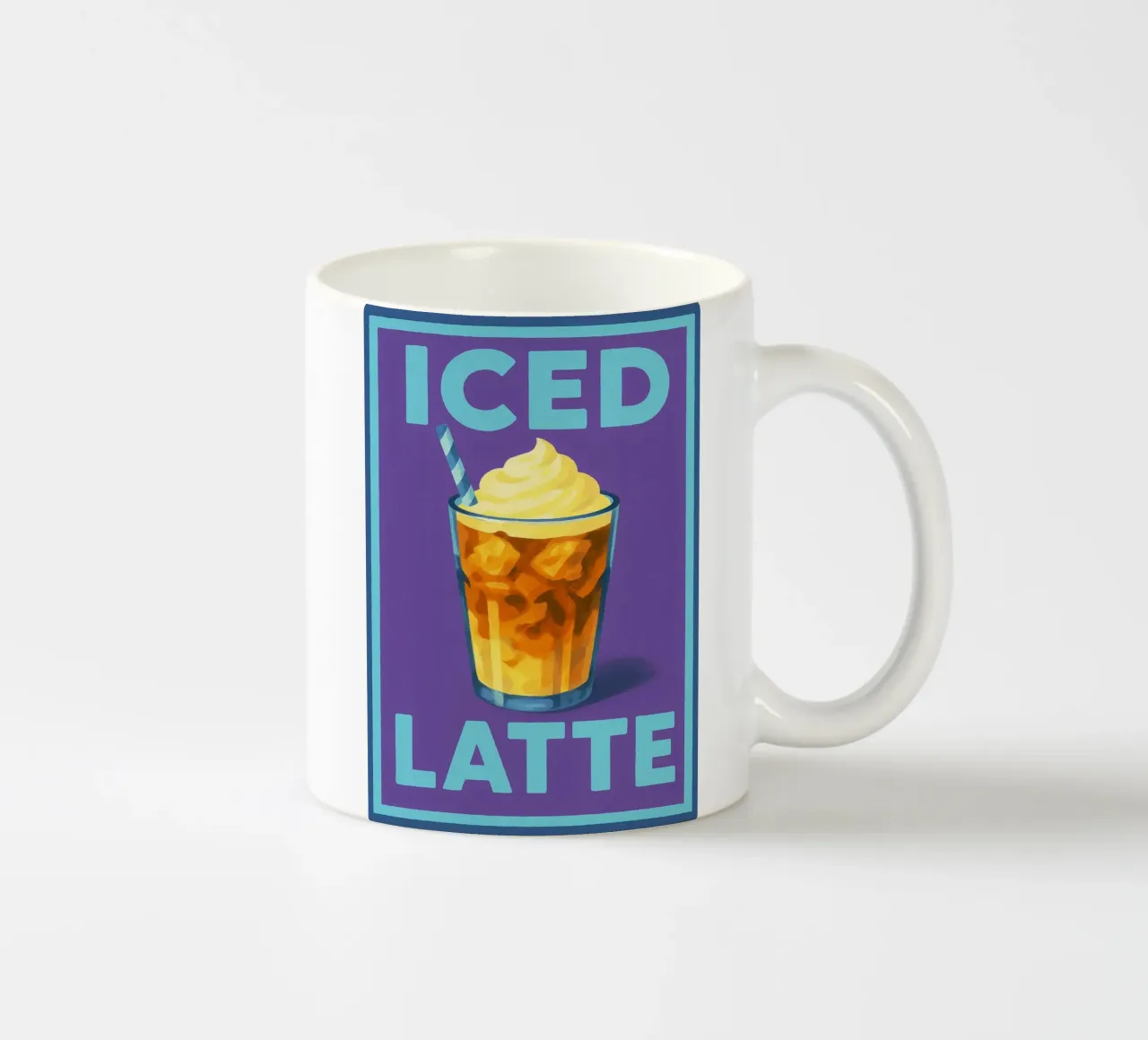Latte freddo Cucina divertente tazza in ceramica da the gan gan