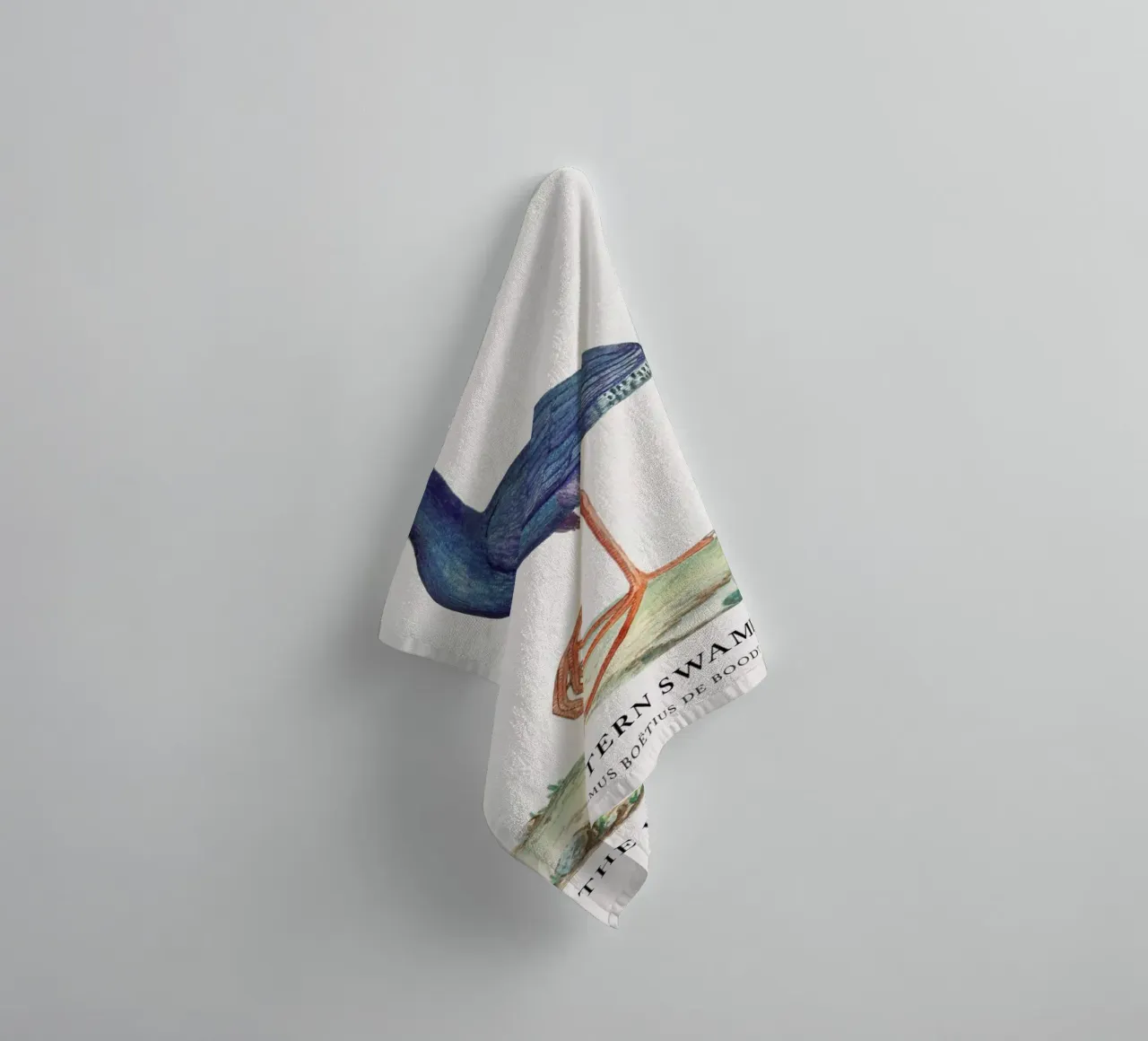 Anselmus Boëtius de Boodt - The Western Swamphen towel by Vintage by JUNIQE