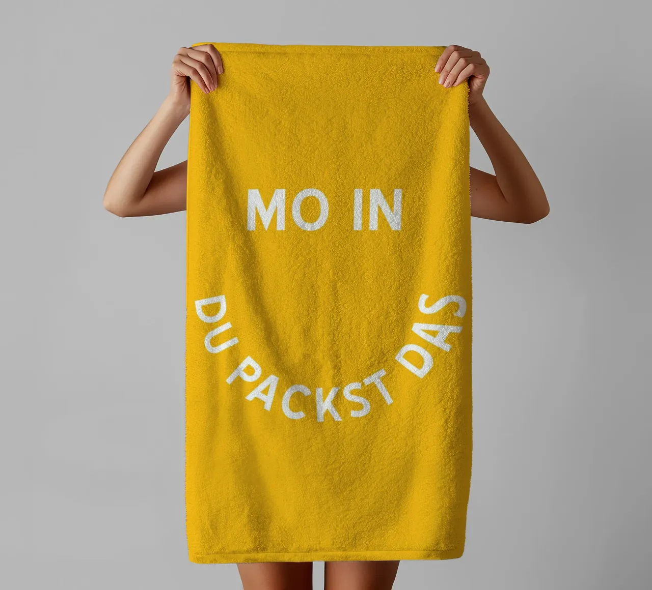 Moin - Du Packst Das asciugamano da bagno da pierosvisuals