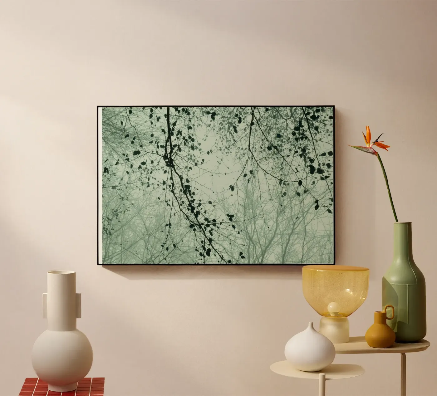 silhouettes green plexiglass da Visuelle Poesie am Wegesrand