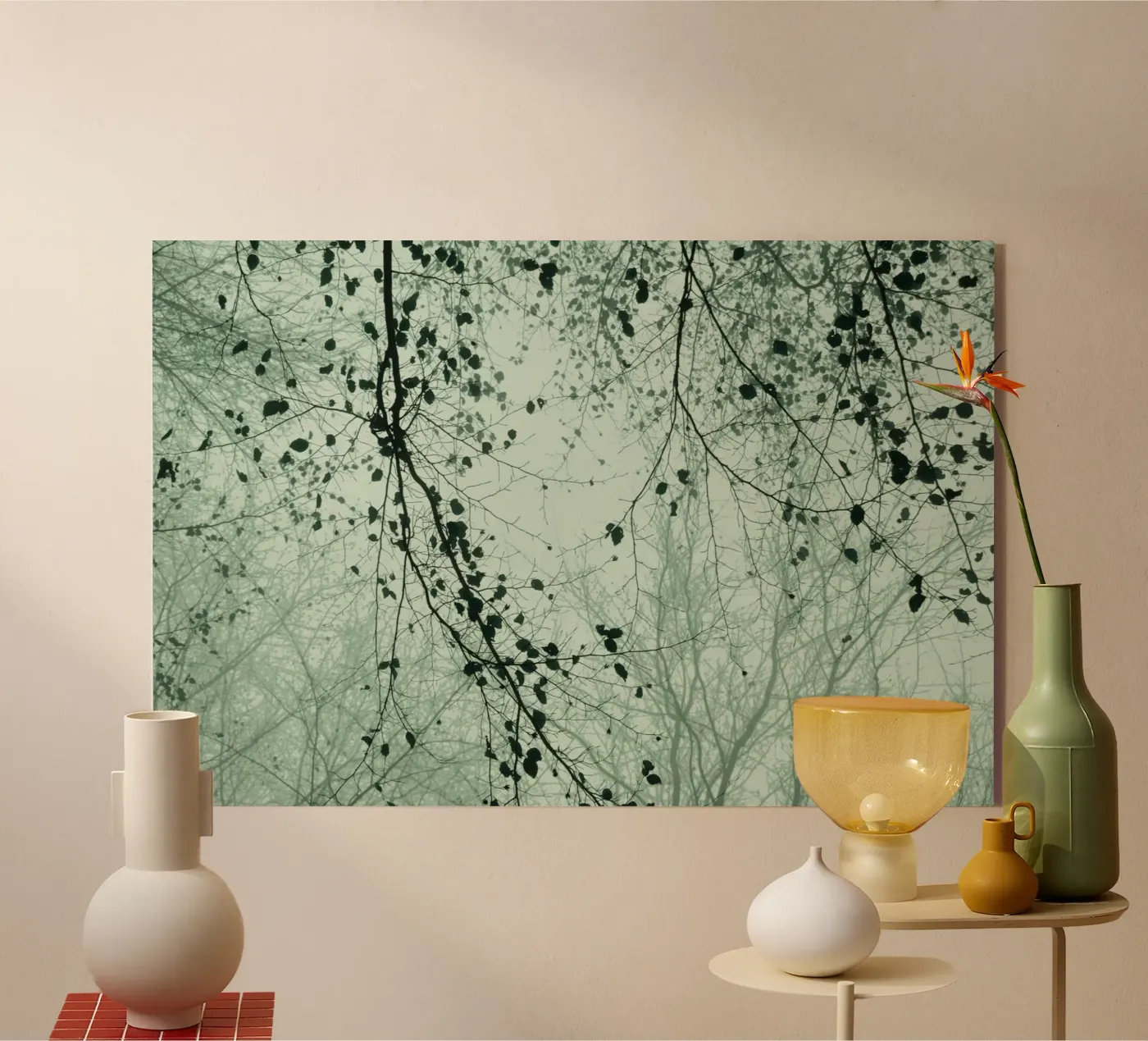 silhouettes green plexiglass da Visuelle Poesie am Wegesrand