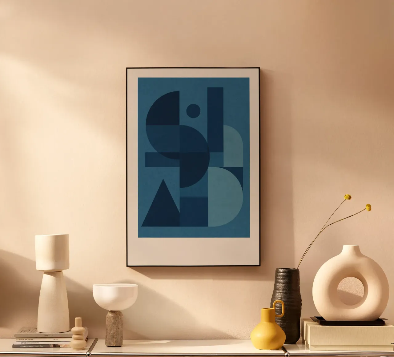 Blue Shapes plexiglass da Studio M