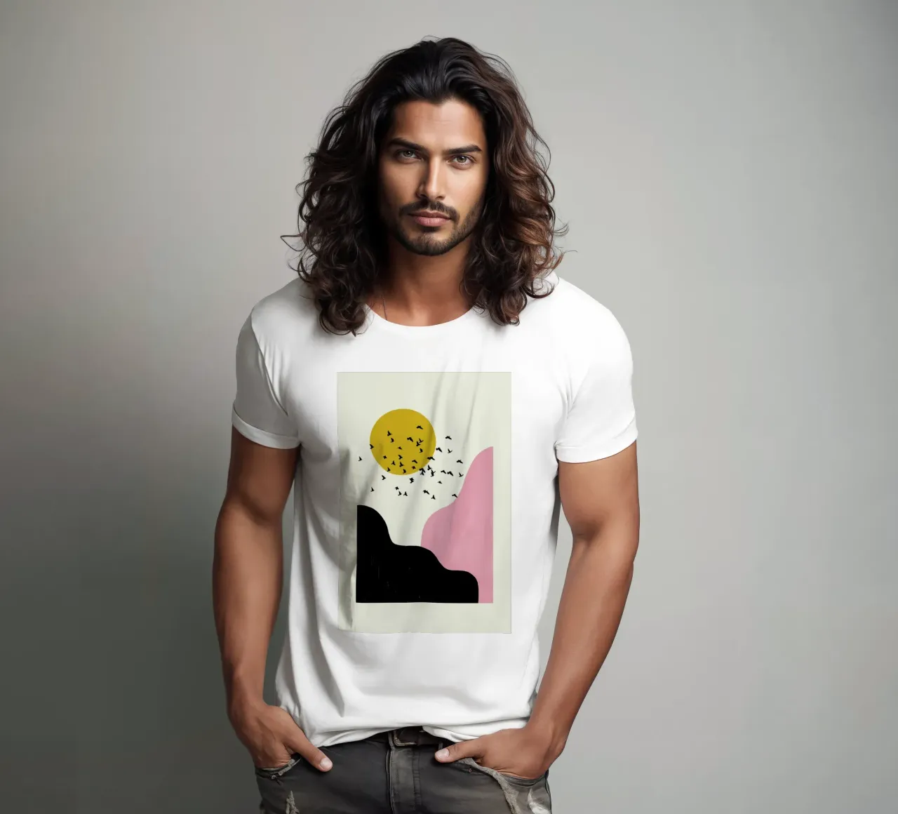 Flock Of Birds II t-shirt da Pure