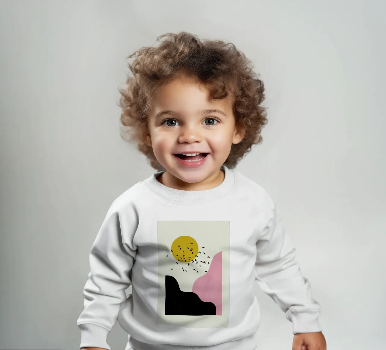 Flock Of Birds II sudadera de bebé de Pure