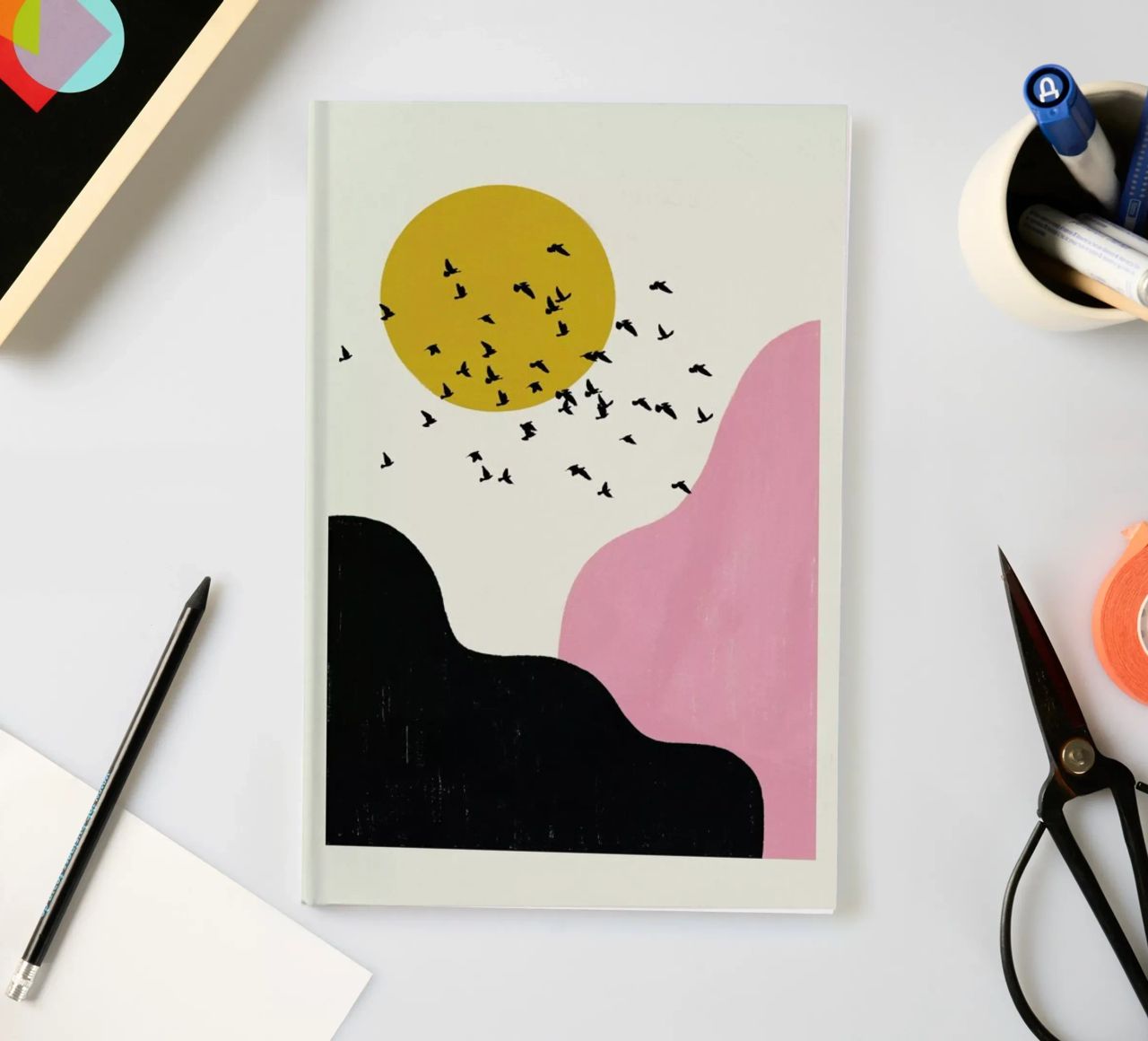 Flock Of Birds II notebook by Pure
