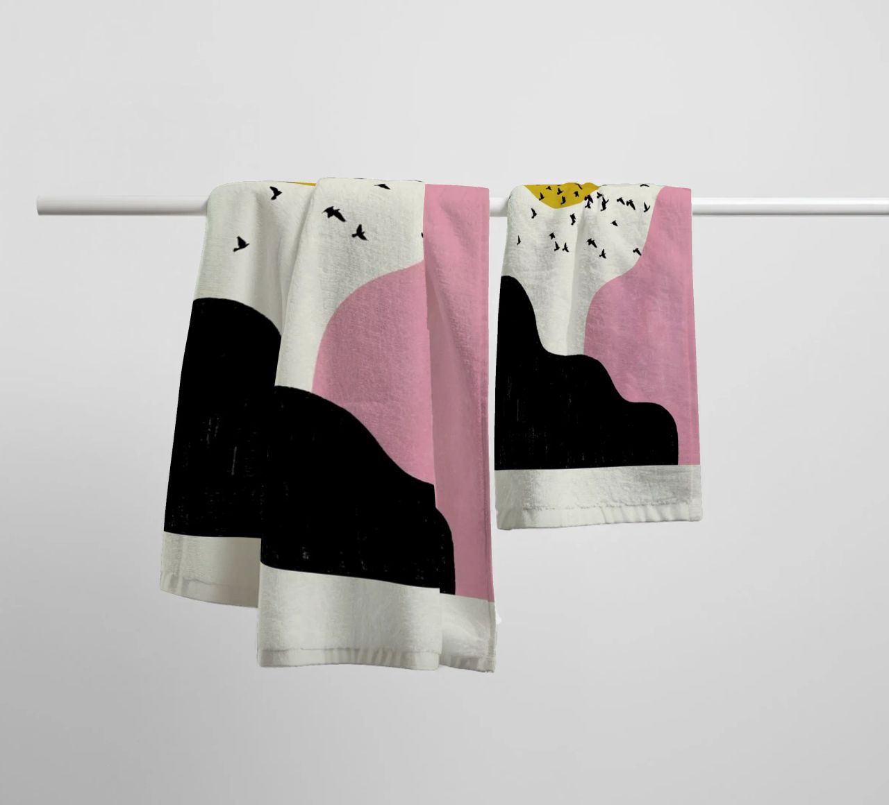 Flock Of Birds II towel by Pure