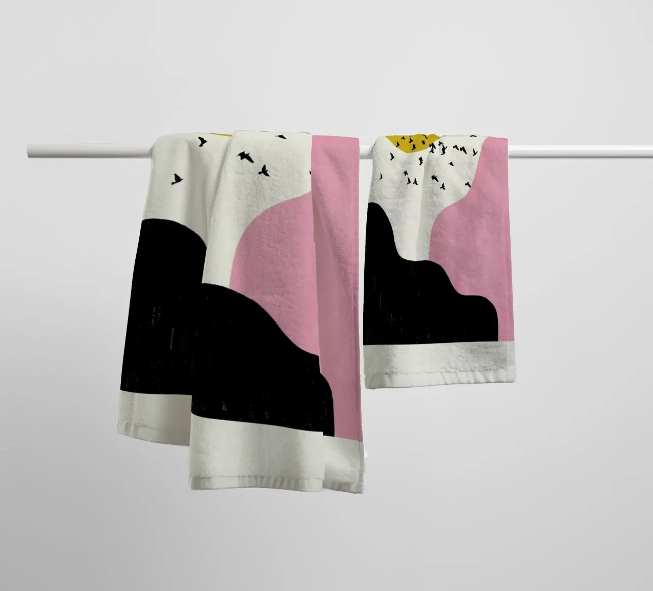 Flock Of Birds II badhanddoek van Pure