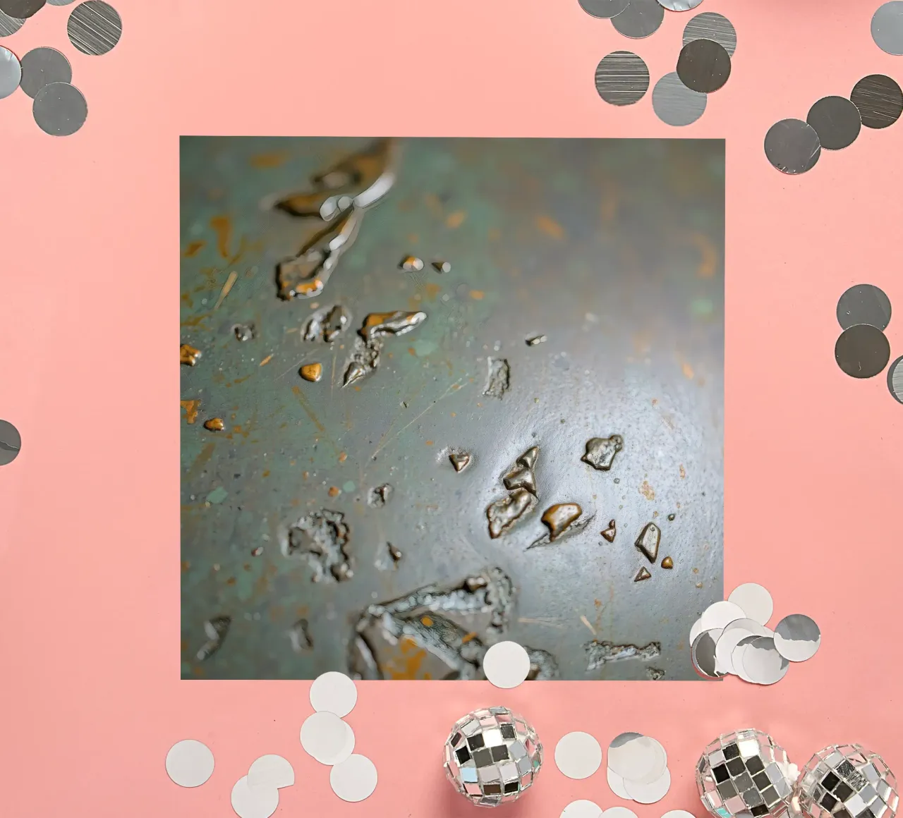 textured metal surface showcasing rust and corrosion pattern sticker by DesignDoodle