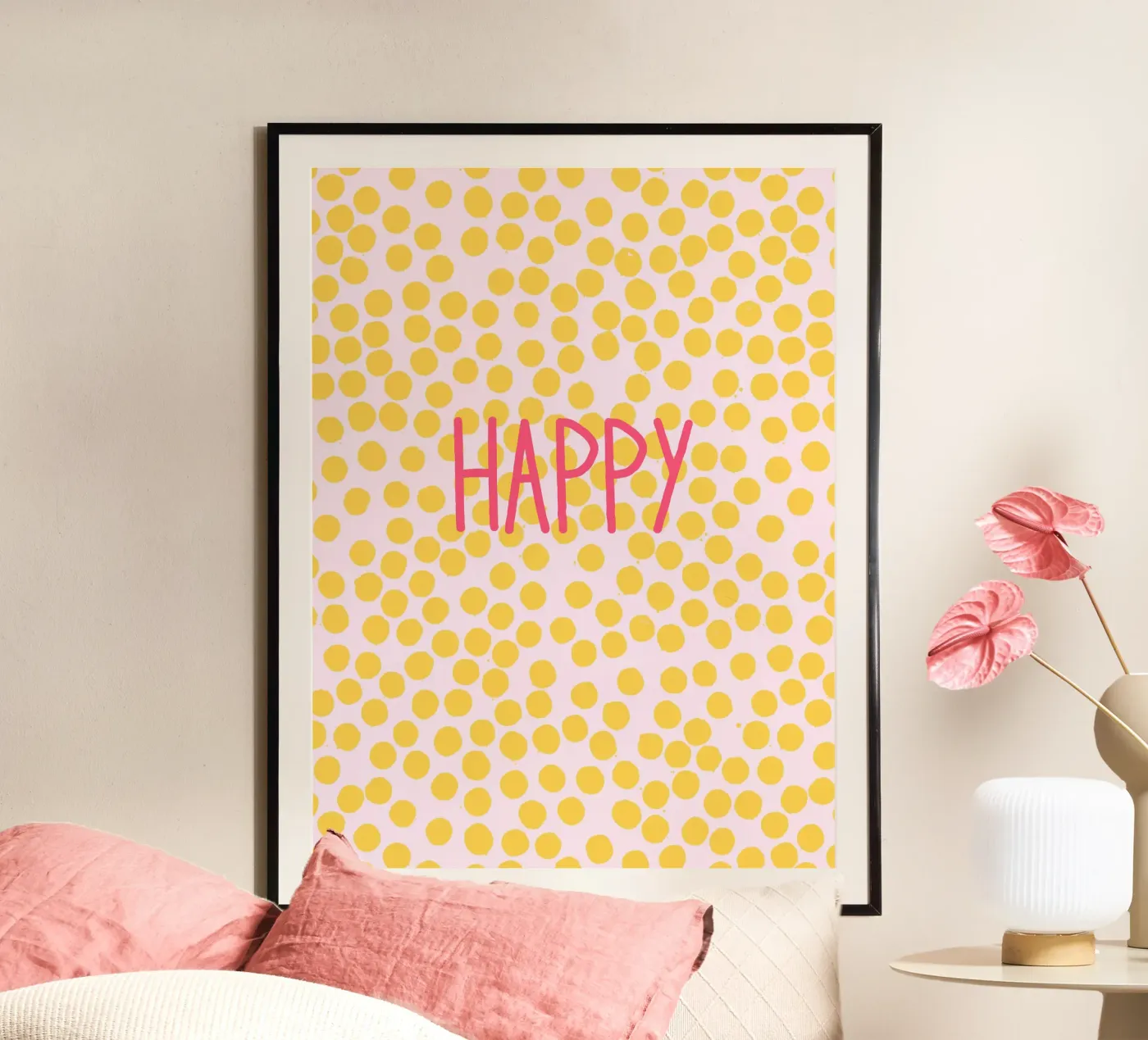 Happy Dots poster by All Colours