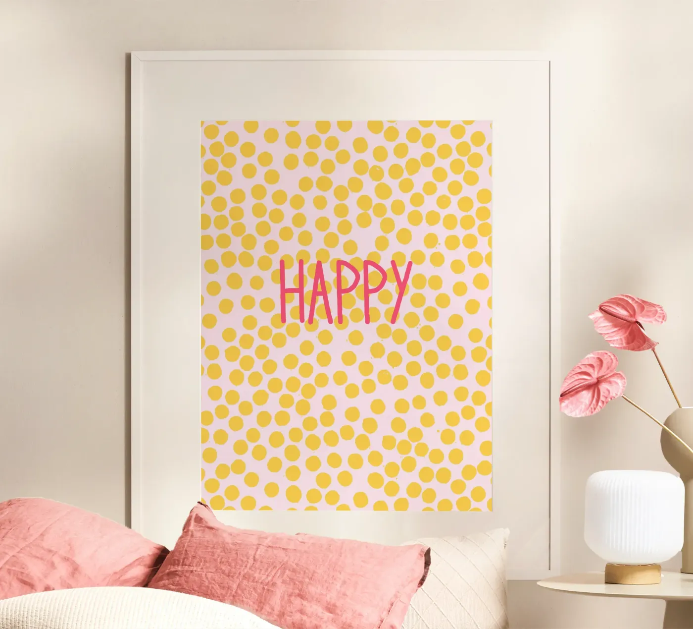 Happy Dots poster by All Colours