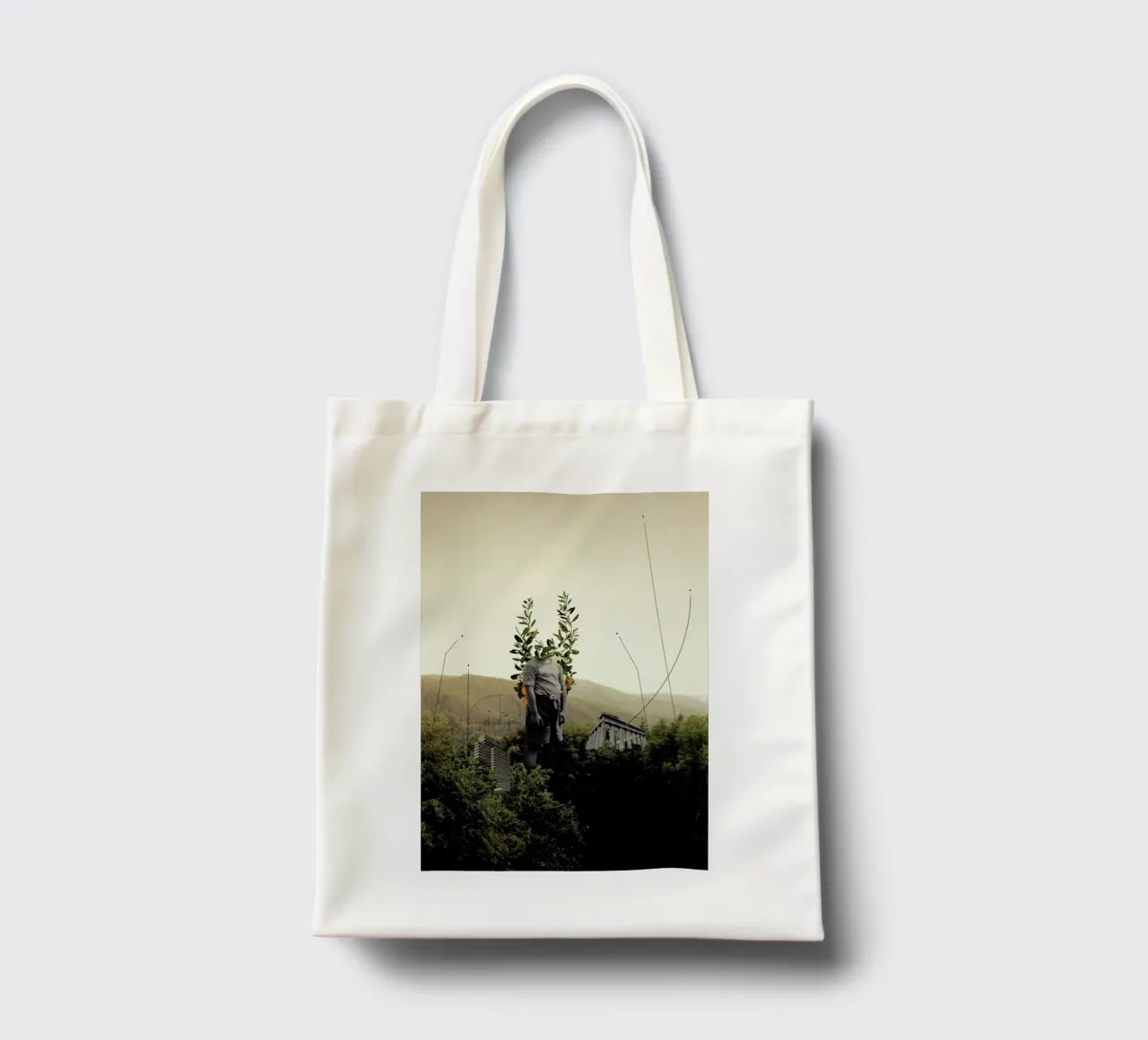 Forest Angel tote bag by Frank Moth