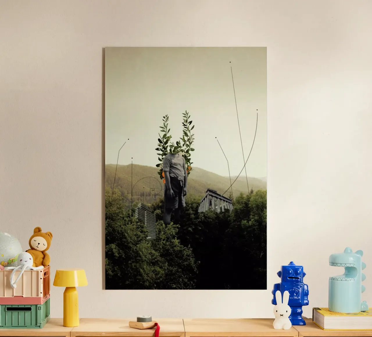 Forest Angel acrylic glass by Frank Moth
