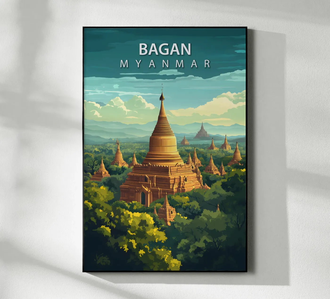 Bagan, Myanmar plexiglass da Wanderlust Vibes