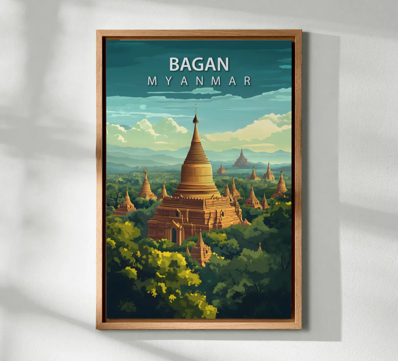 Bagan, Myanmar alluminio dibond da Wanderlust Vibes