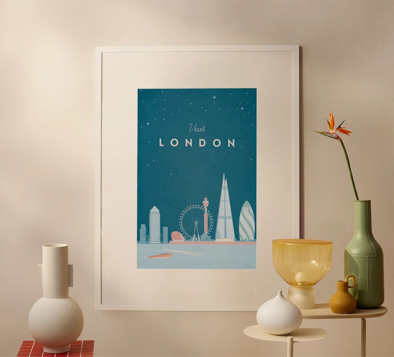 Visit London poster by carrie Shop