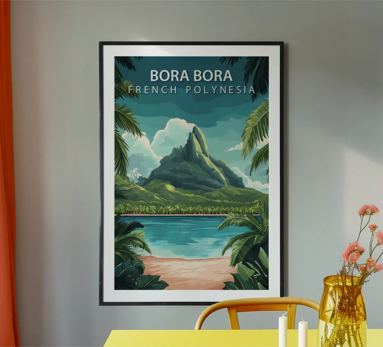 Bora Bora, Polinesia Francese carta hahnemühle da Wanderlust Vibes