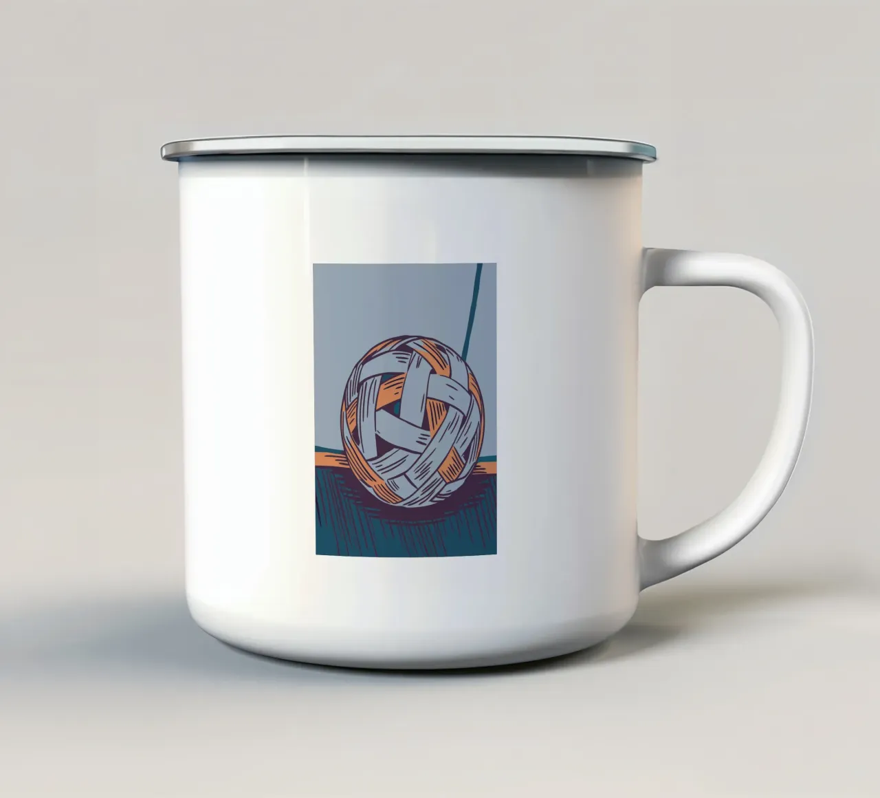 Palla Takraw tazza in smalto da SPORTS ONLY