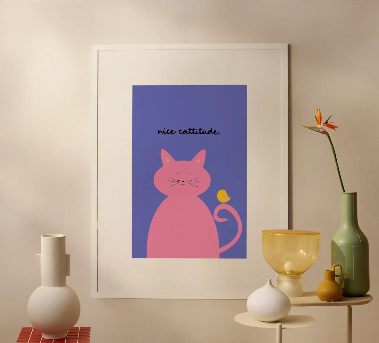 Nice Cattitude poster da maramirage