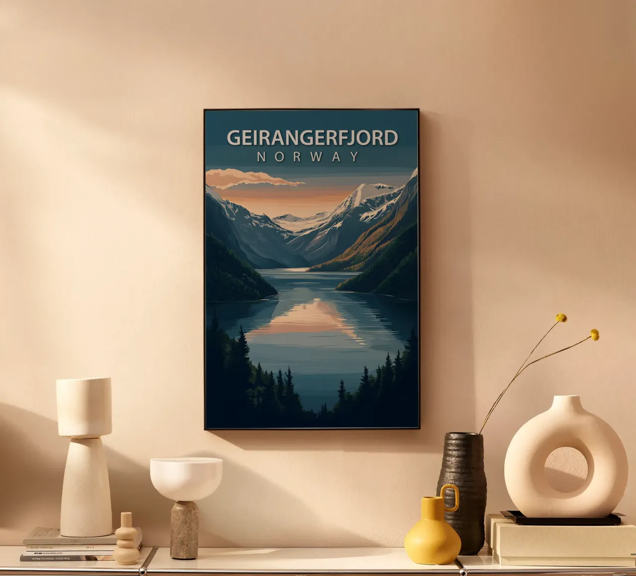 Geirangerfjord, Norvegia alluminio dibond da Wanderlust Vibes