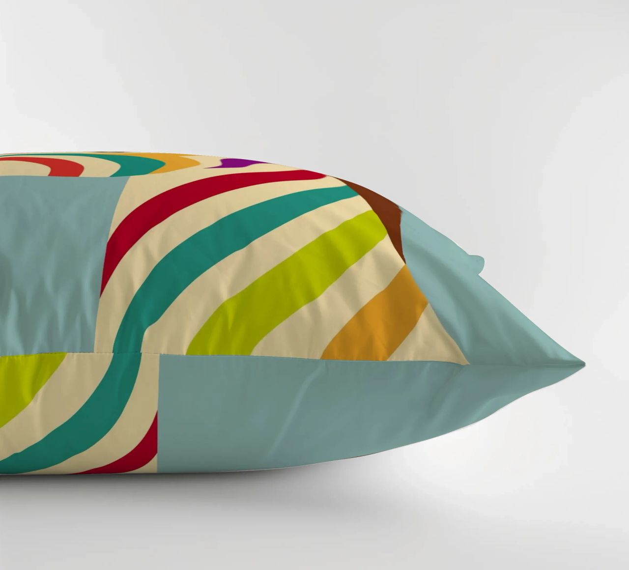 Zèbre coloré - look unique à rayures coussin de namosh