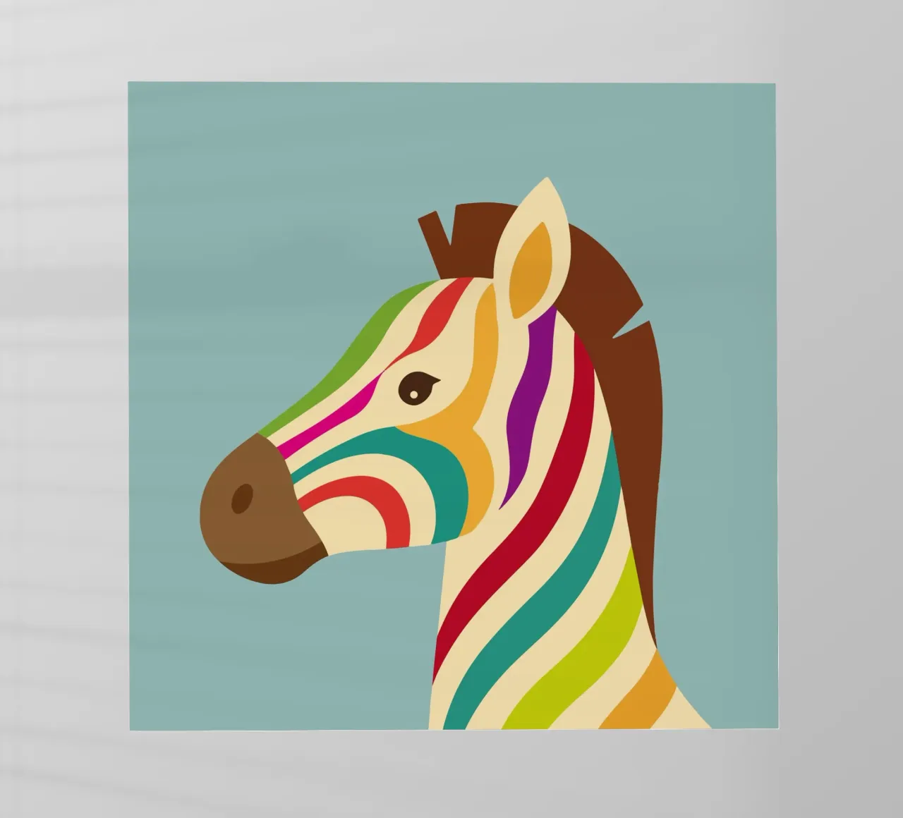 Zebra colorata - Look unico a strisce pellicola backlit da namosh