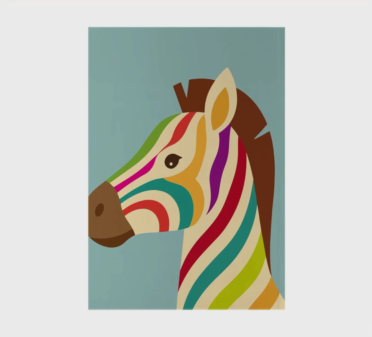 Zebra colorata - Look unico a strisce diario da namosh