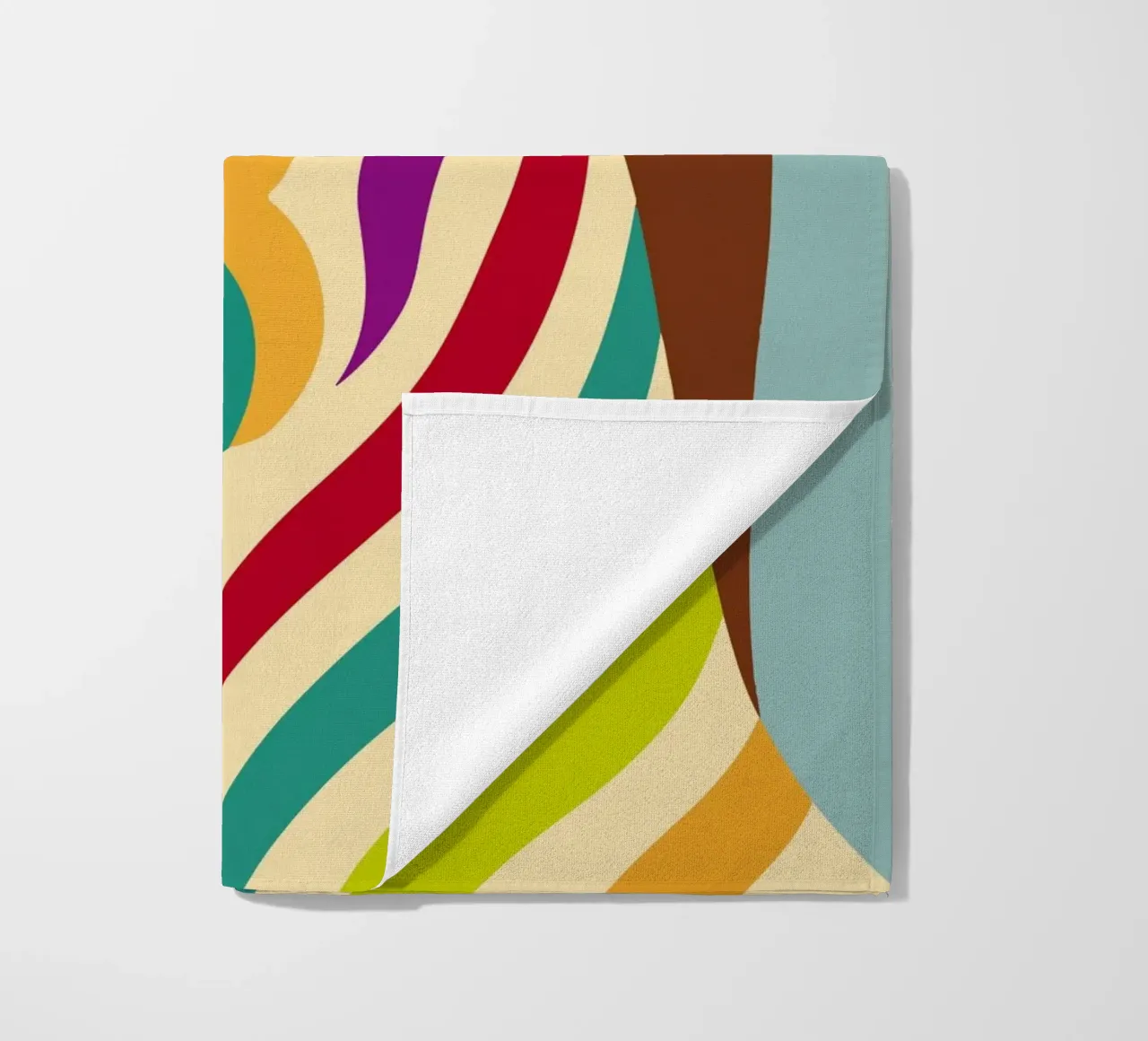 Zebra colorata - Look unico a strisce telo mare da namosh