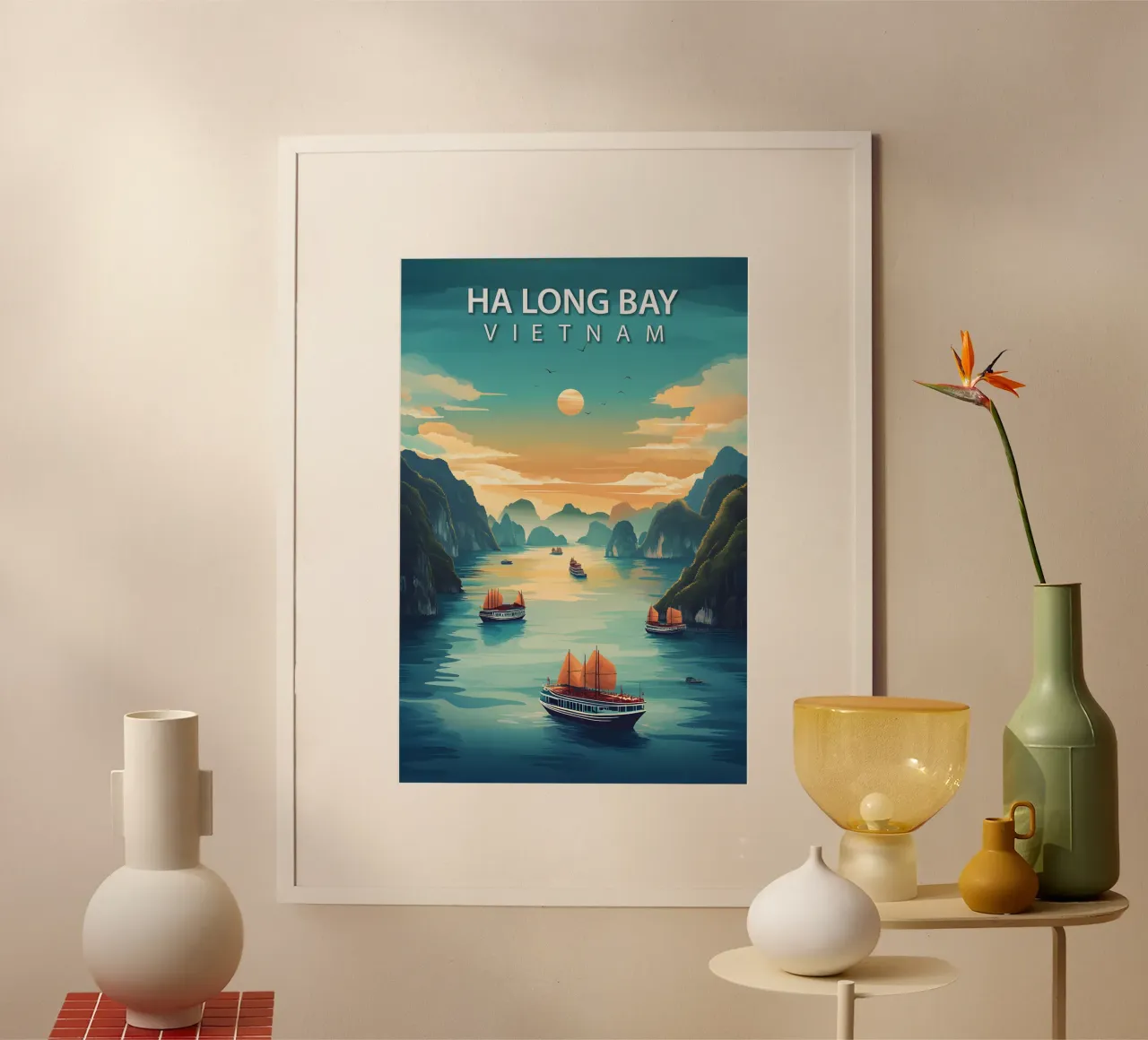 Baia di Ha Long, Vietnam poster da Wanderlust Vibes