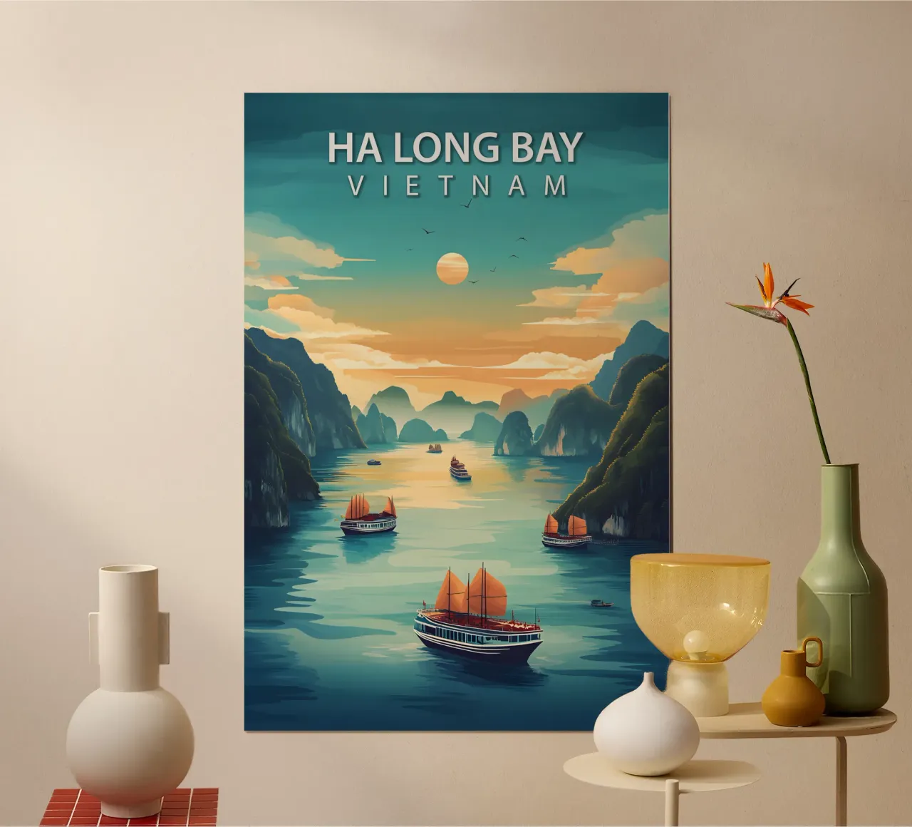 Baia di Ha Long, Vietnam poster da Wanderlust Vibes