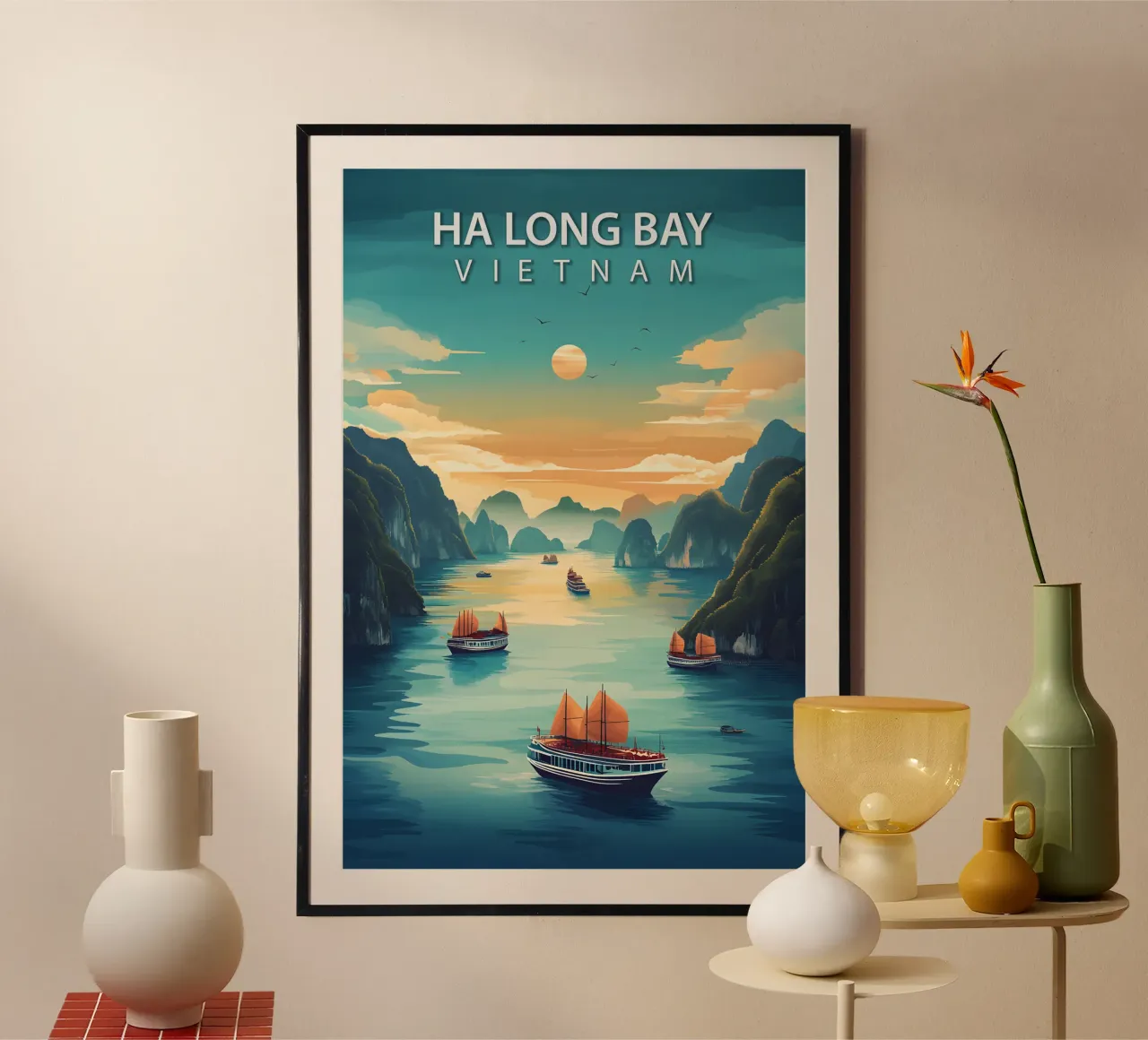 Baia di Ha Long, Vietnam poster da Wanderlust Vibes