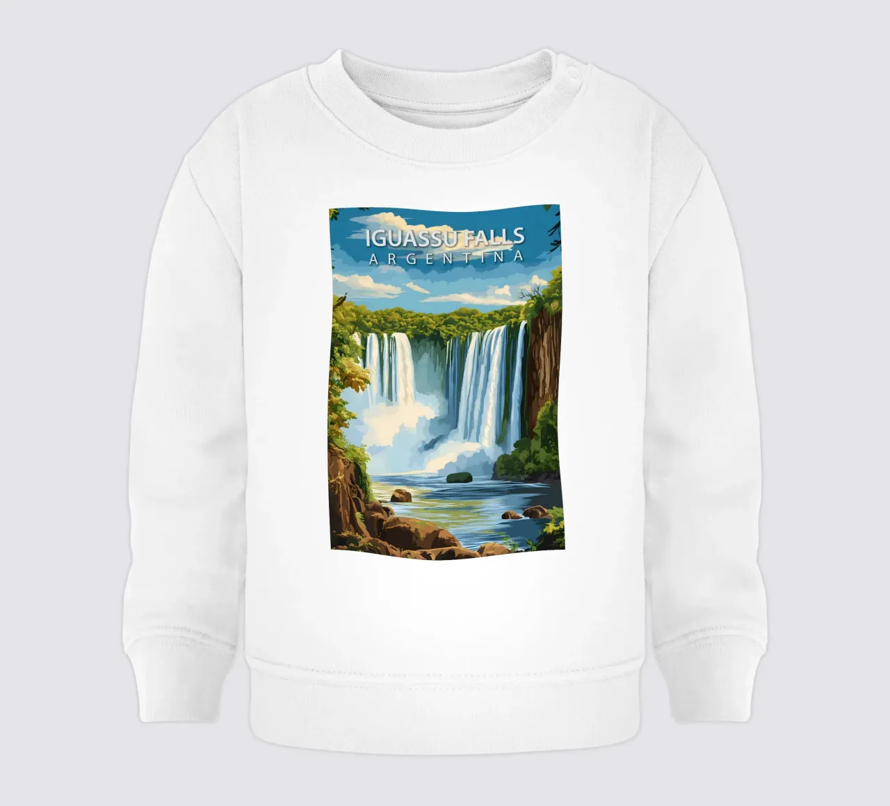 Cascate di Iguassu, Argentina felpa neonato da Wanderlust Vibes