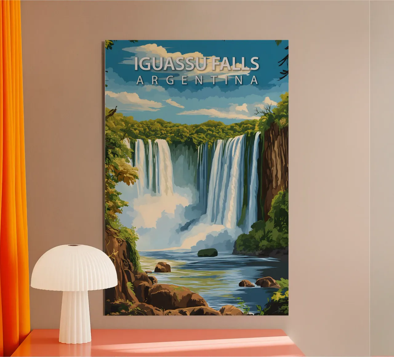 Iguassu Falls, Argentina forex plate by Wanderlust Vibes