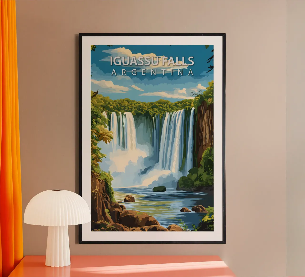 Cascate di Iguassu, Argentina carta hahnemühle da Wanderlust Vibes