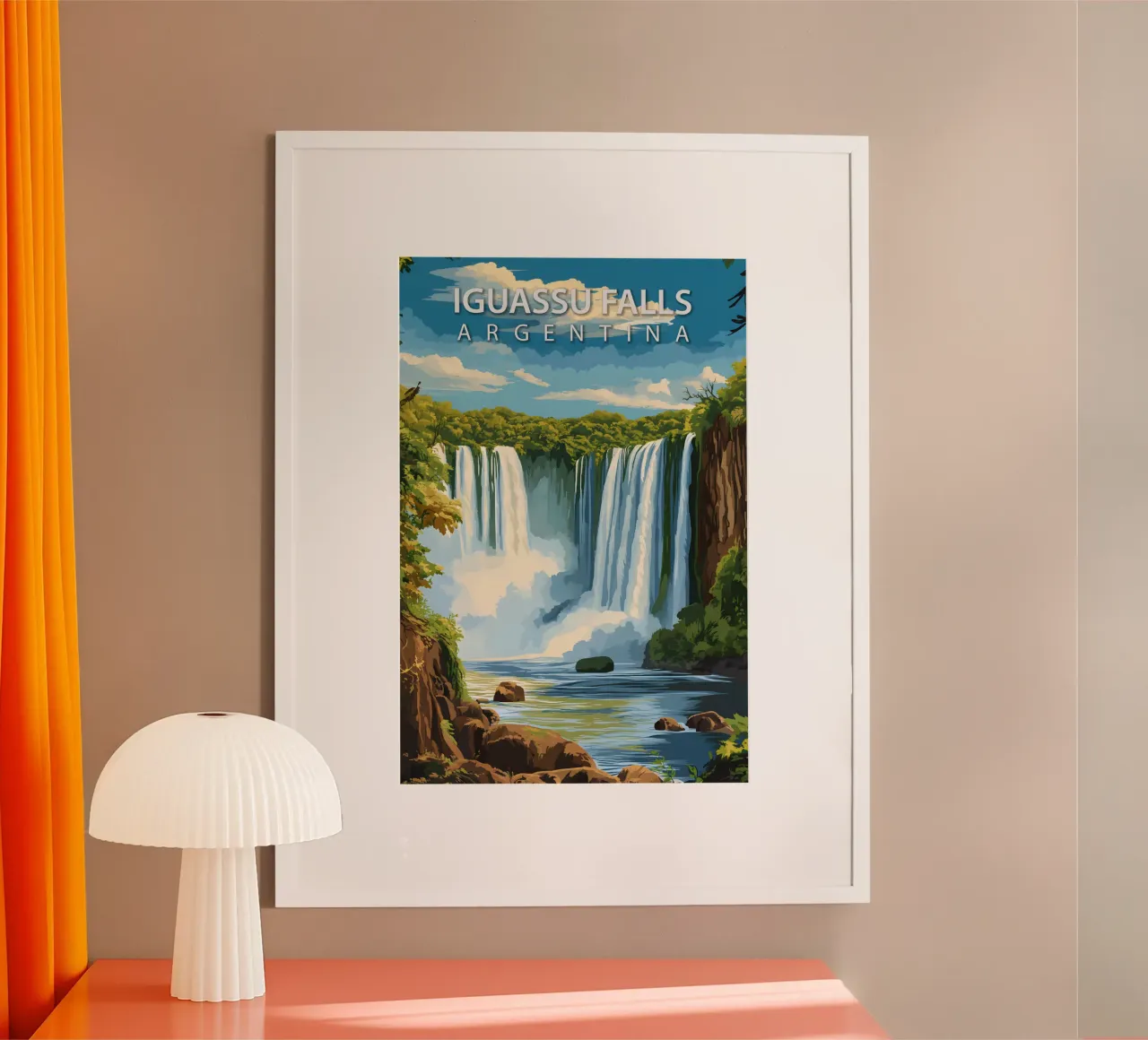 Cascate di Iguassu, Argentina carta hahnemühle da Wanderlust Vibes