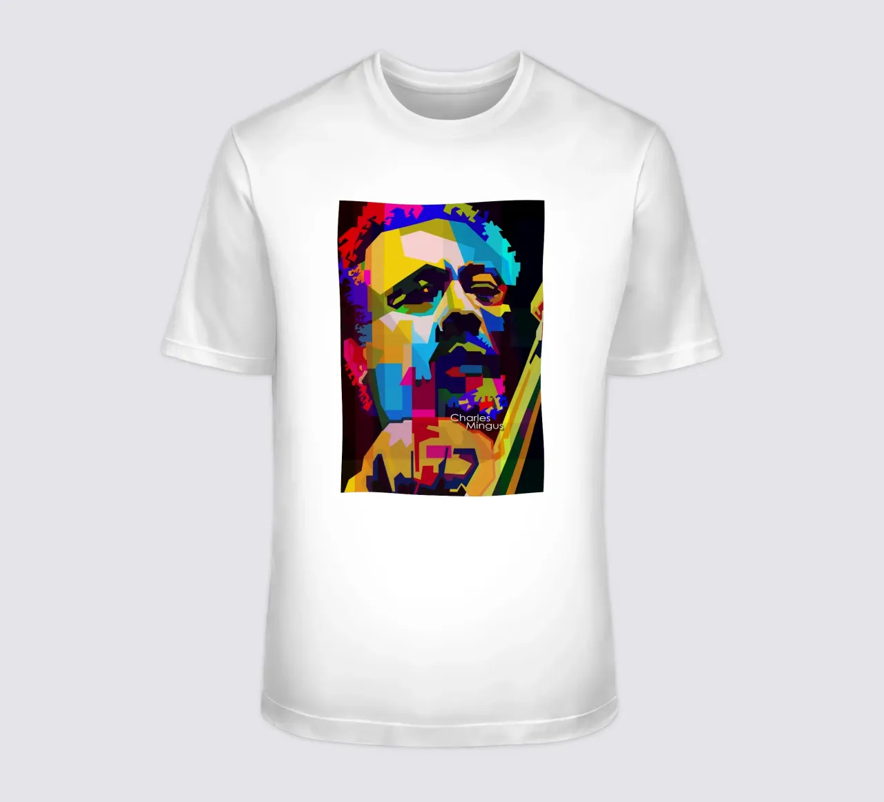 Charles Mingus Jazz Compositore Musicista WPAP Trending Now t-shirt da Artkreator